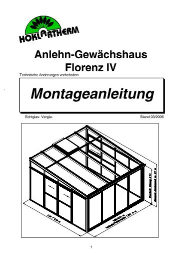 Florenz IV Echtverglasung (PDF) - Hoklartherm