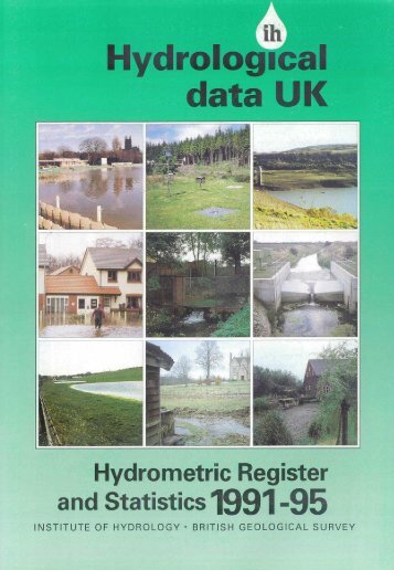 th Hydrometric Register and Statistics-1991-95 - Centre for Ecology ...