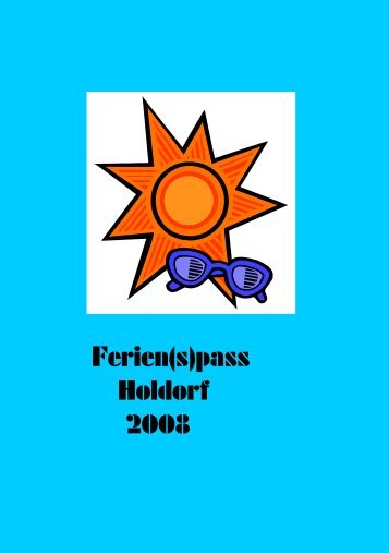 Ferienpass - Gemeinde Holdorf
