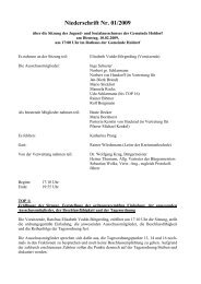 Protokoll vom 10.02.2009 - Gemeinde Holdorf