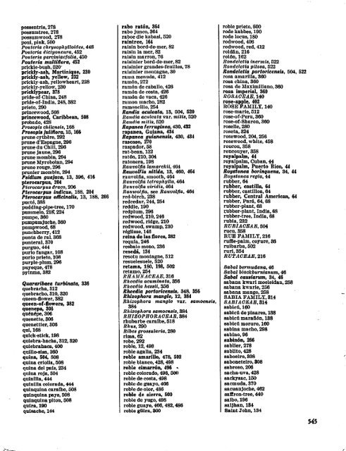 Common Trees of Puerto Rico and the Virgin Islands