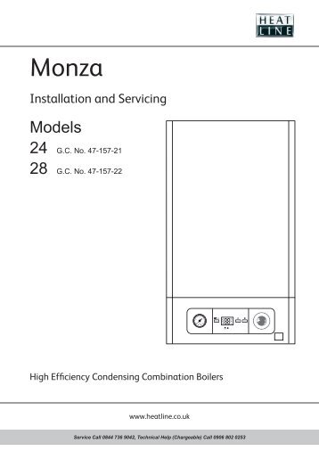 Monza Installation and Service Manual - Heatline