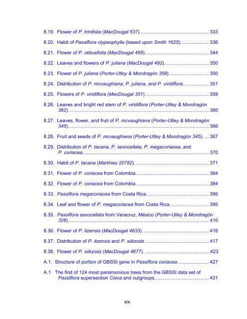 Revision of Passiflora Subgenus Decaloba ... - Passion Flowers