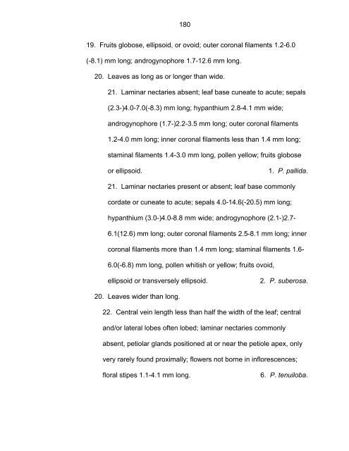 Revision of Passiflora Subgenus Decaloba ... - Passion Flowers