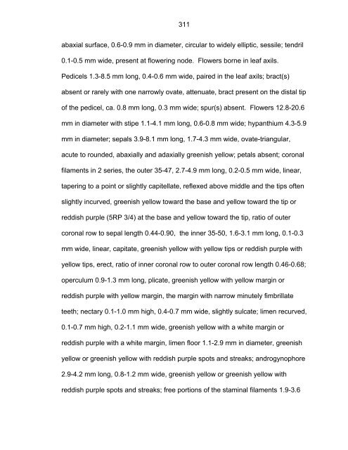 Revision of Passiflora Subgenus Decaloba ... - Passion Flowers