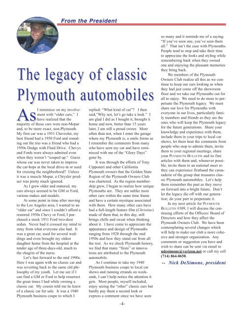 PB 308 new page 14-18.indd - Plymouth Club