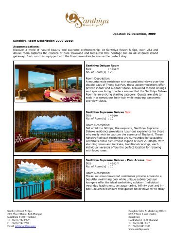 Santhiya Resort & Spa: 22/7 Moo 5 Bantai Koh Phangan Suratthani ...