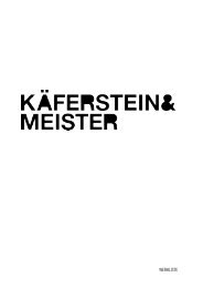 WERKLISTE - Käferstein & Meister