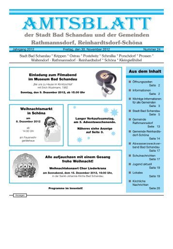 Ausgabe 48. KW 2012 - Bad Schandau