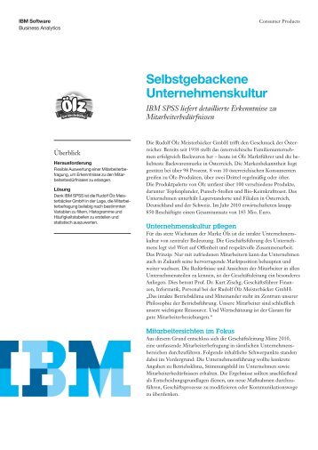 Selbstgebackene Unternehmenskultur - IBM