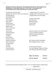 Sitzung des Verbandsgemeinderates vom 25.04.2001