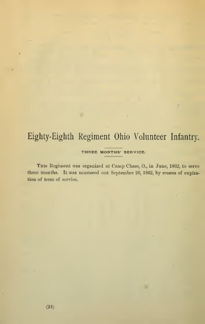 88th Ohio Infantry Soldier Roster - Civil War Index