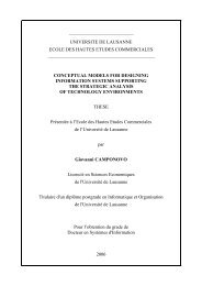 PhD Thesis - HEC - Université de Lausanne