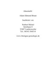 Ahnentafel Adam Edmund Braun - Rheingau-Genealogie