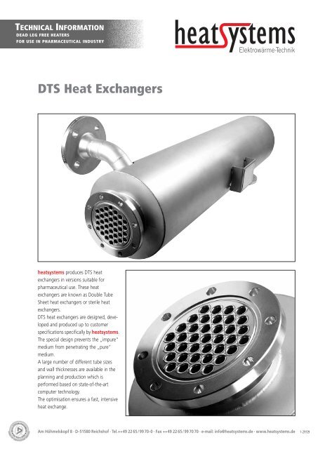 DTS Heat Exchangers - Heatsystems
