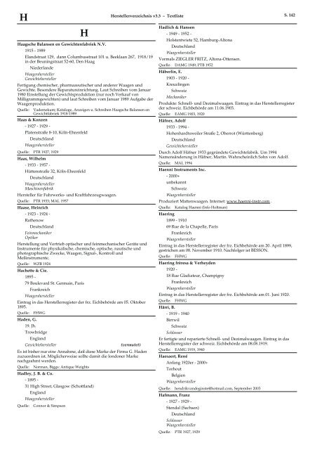 Herstellerverzeichnis v3.3 A