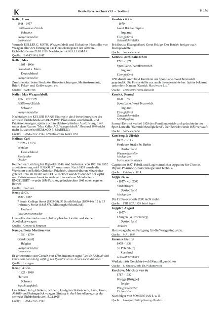 Herstellerverzeichnis v3.3 A