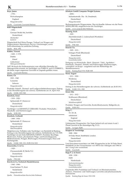 Herstellerverzeichnis v3.3 A