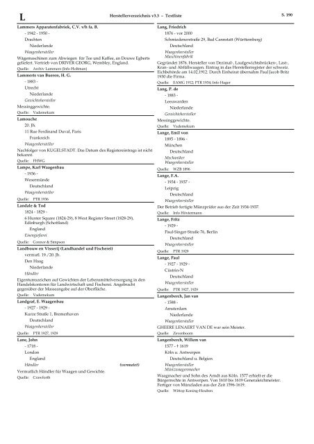 Herstellerverzeichnis v3.3 A