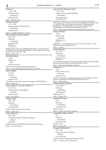 Herstellerverzeichnis v3.3 A