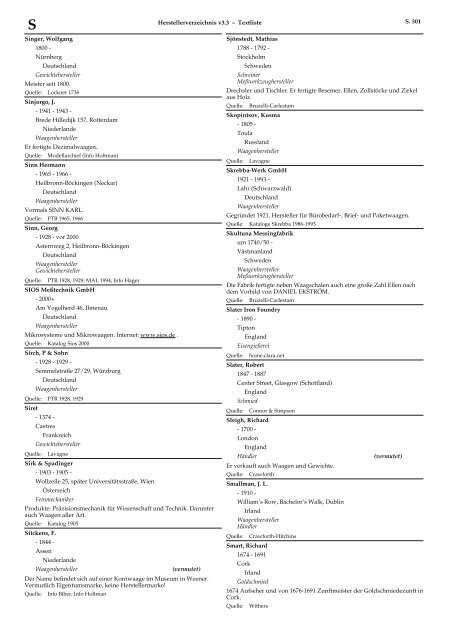 Herstellerverzeichnis v3.3 A