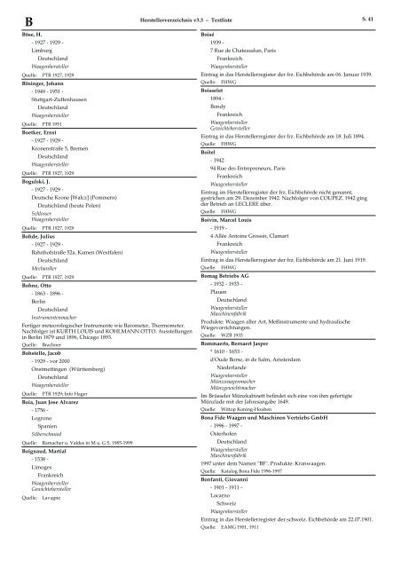 Herstellerverzeichnis v3.3 A