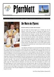 Pfarrblatt Herbst 2012 Prellenkirchen