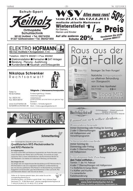 Mitteilungsblatt Nr. 01/02 (17.01.2013) pdf - Hollfeld