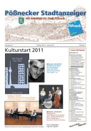 Kulturstart 2011 - Stadt Pößneck