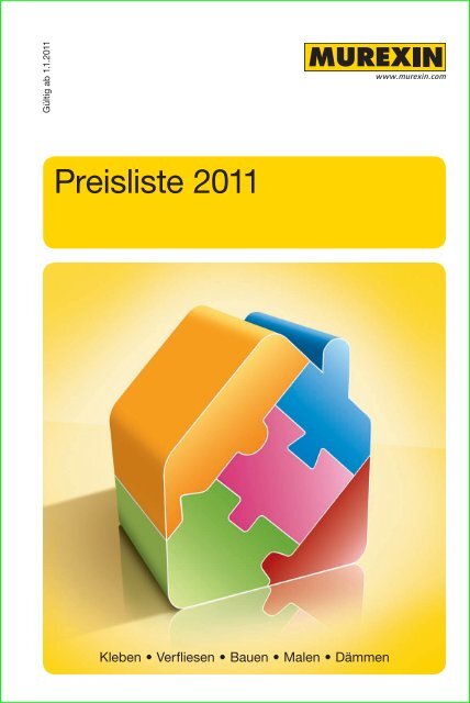 Preisliste 2011 - Murexin AG