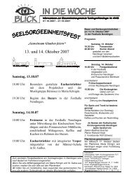 13. und 14. Oktober 2007 - kircheTUTgut.de