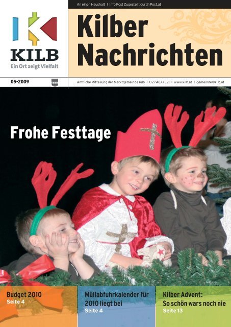 Frohe Festtage - Gemeinde Kilb