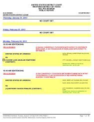 District Judge Moses - Western District of Texas