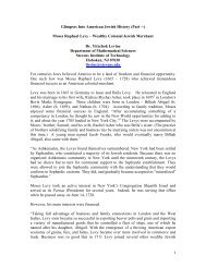 Moses Raphael Levy - Stevens Institute of Technology