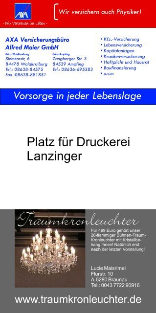 Die Physiker - Theater Kraiburg