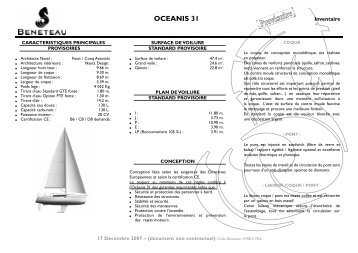 OCEANIS 31 - f. cachelin sa