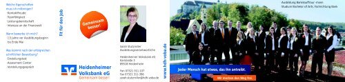 Weitere Infos zur Ausbildung zum Bachelor of Arts - Heidenheimer ...