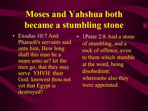 A PROPHET LIKE UNTO MOSES - Wisdom In Torah