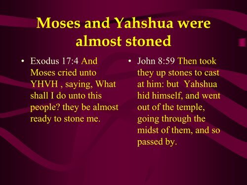 A PROPHET LIKE UNTO MOSES - Wisdom In Torah