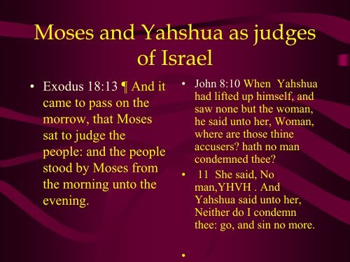 A PROPHET LIKE UNTO MOSES - Wisdom In Torah