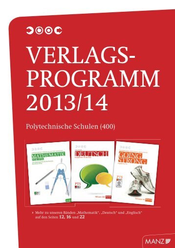 Katalog Polytechnische Schulen - Wissen ist MANZ