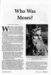 'Who Was Moses' [PDF 6MB] - Robert Temple