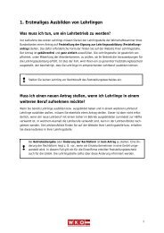 1. Erstmaliges Ausbilden von Lehrlingen - ausbilder.at