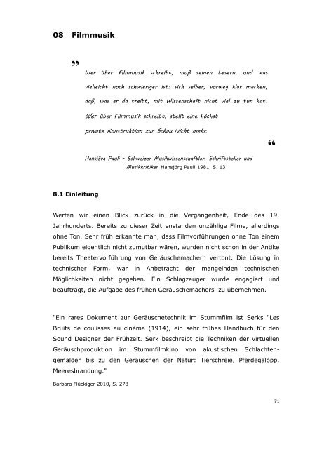 Diplomarbeit - Schalldichter