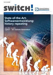 State-of-the-Art- Softwareentwicklung - Consistec Engineering und ...