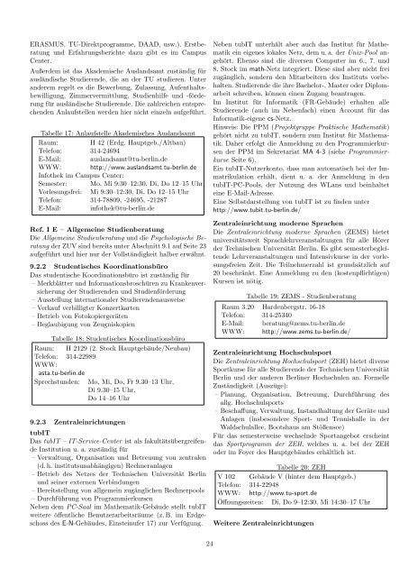 Studienfuehrer Mathematik (PDF, 950,1 KB) - Institut für Mathematik ...