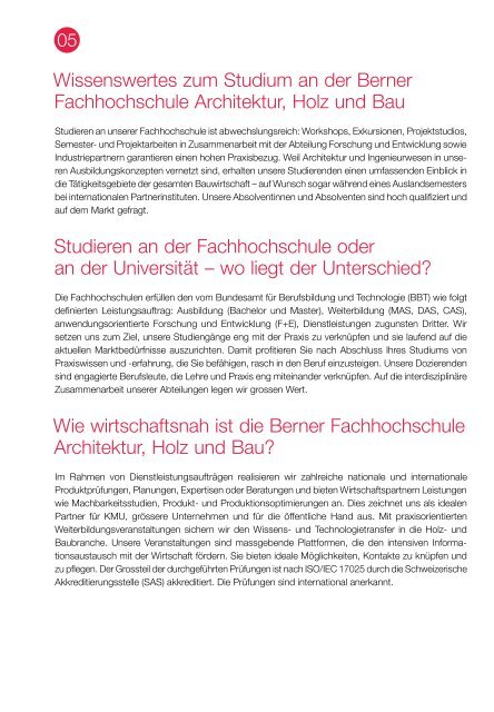 Die Schule (PDF) - AHB - Berner Fachhochschule