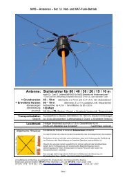Antenne: Steilstrahler für 80 / 40 / 30 / 20 / 15 / 10 m - QTH.at