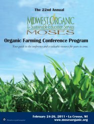 Organic Farming Conference Program - GoodFood World
