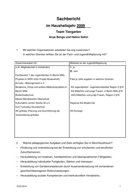 Jahresbericht 2009 (pdf)